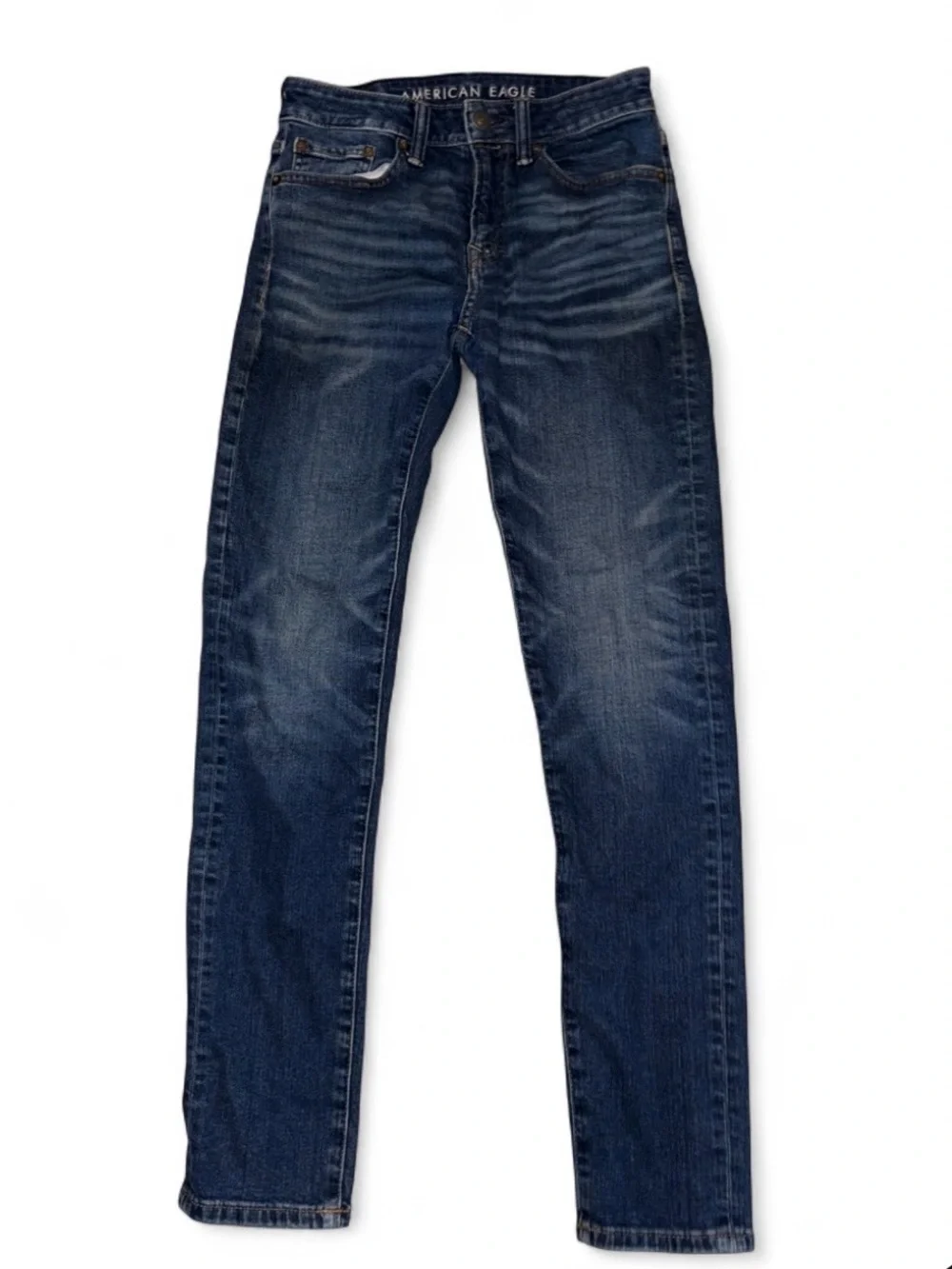 American Eagle AirFlex+ Men’s 28x32 Slim Straight Stretch Jeans Dark Wash Denim